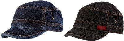 Atabz Solid Sports/Regular Cap Cap(Pack of 2)