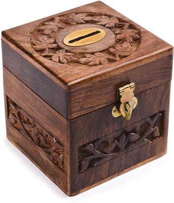 

Triple S Handicrafts CB001 Coin Bank(Brown)