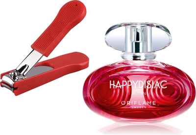 

Oriflame Sweden Happydisiac Woman Eau De Toilette 50ml (31630) With Nail Cutter(Set of 2)