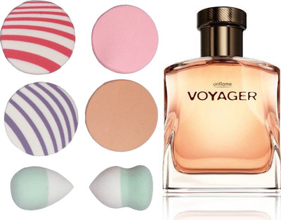 

Oriflame Sweden Voyager Eau de Toilette 75ml (21707) With Puff Sponge(Set of 7)