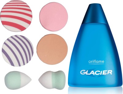 

Oriflame Sweden Glacier Eau De Toilette 100ml (8150) With Puff Sponge(Set of 7)