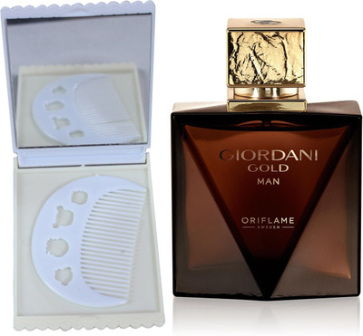 

Oriflame Sweden Giordani Gold Man Eau de Toilette 75ml (32155) With Comb & Mirror Set(Set of 3)