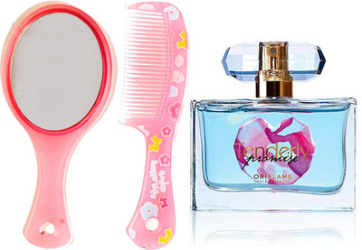 

Oriflame Sweden Tenderly Promise Eau de Toilette 50ml (31875) With Mirror & Comb Set(Set of 3)