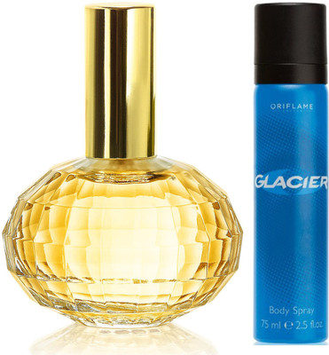 

Oriflame Sweden Memories daydreaming in a hammock Eau De Toilette 30ml (32671) With Glacier Body Spray 75ml(Set of 2)