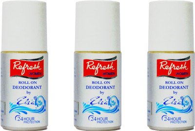 

Elsa Refresh Roll on Deodorant Roll-on - For Women(120 g, Pack of 3)
