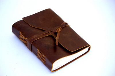 

craftofpinkcity Regular Journal(Handmade leather journal skitch book, Brown)