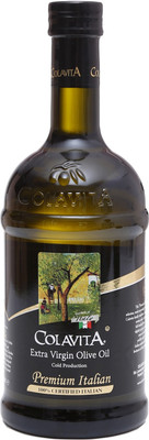 

Colavita Authentic Italian Extra Virgin Olive Oil Glass Bottle(1 L)