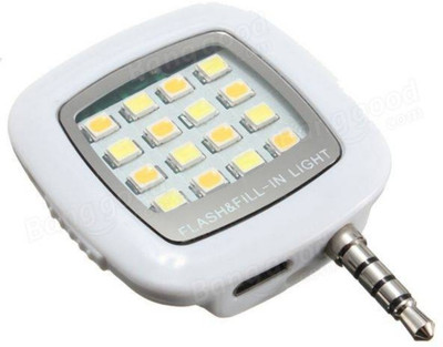 

Mobone 16 LED Mobile Selfie Flash For All mobile Compatable Flash(White)