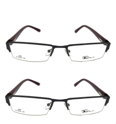 Only Half Rim Rectangle Frame(51 mm
