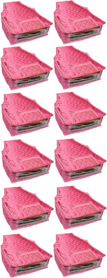 

Funkroo High Quality Pack of 24pcs Satin Blouse cover kurti cover garments cover for keeping blouse dupatta salwar Keep Blouse/Suit/Travelling Pouch(Pink)