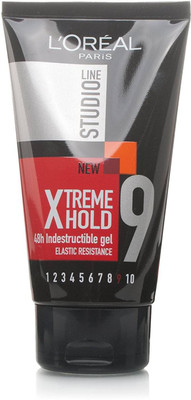 

L'Oreal Paris Studio Line 9 Indes Tructible 48h Extreme Gel, Elastic Resistance Extreme Hold - 150ml Gel(150 ml)