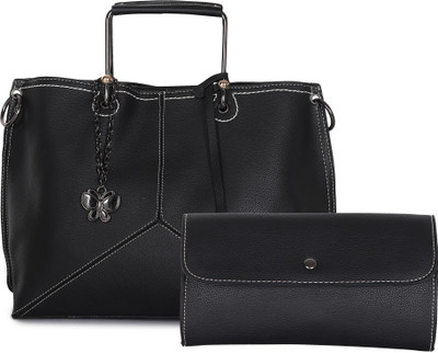 

Butterflies Hand-held Bag(Black)
