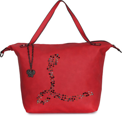 

Butterflies Hand-held Bag(Red)