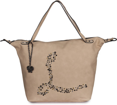 Butterflies Hand-held Bag(Khaki)