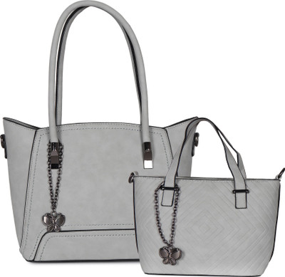 

Butterflies Hand-held Bag(Grey)