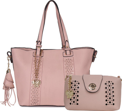 

Butterflies Hand-held Bag(Pink)