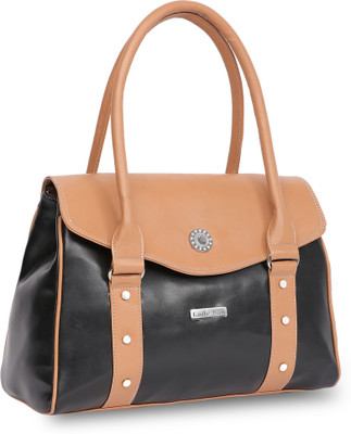 

Lady bar Hand-held Bag(Black, Tan)