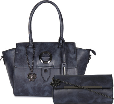 

Butterflies Hand-held Bag(Blue)