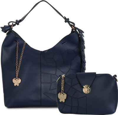 

Butterflies Hand-held Bag(Blue)