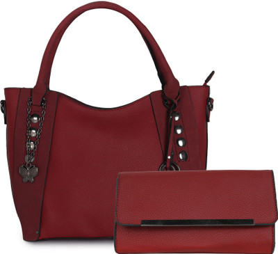 

Butterflies Hand-held Bag(Red)