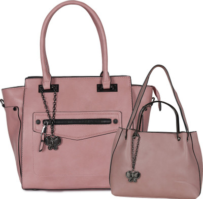 

Butterflies Hand-held Bag(Pink)