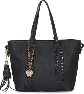 

Butterflies Hand-held Bag(Black)