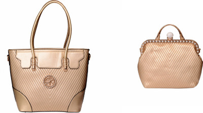 

Shavis Hand-held Bag(Gold)