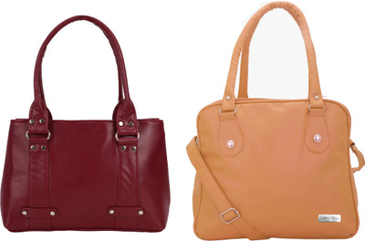 Lady bar Hand-held Bag(Maroon)