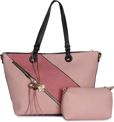 

Butterflies Hand-held Bag(Pink)