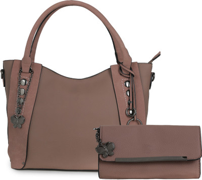 

Butterflies Hand-held Bag(Brown)