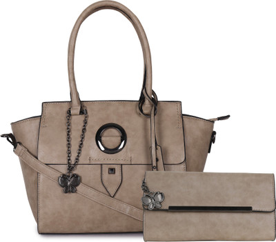 

Butterflies Hand-held Bag(Brown)