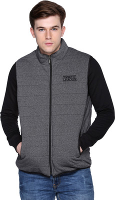 TRUFIT Sleeveless Self Design Men Jacket