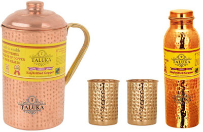 TALUKA T-CHBHJ-HJLBC-HG2P Jug Glass Set(Copper)