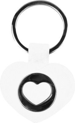 

UNTOLD White Heart Shape Key Chain
