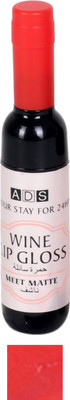 

ADS Waterproof liquid lip gloss set of 1(8 ml, Orange)