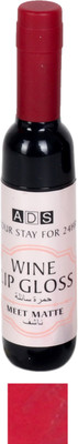 

ADS Waterproof liquid lip gloss set of 1(8 ml, Red)