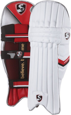 

SG Litevate Men's (39 - 43 cm) Batting Pad(White, Leather Ball)