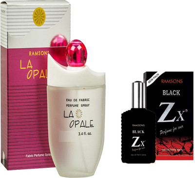 

RAMSONS LA OPALE+BLACK ZX Eau de Parfum - 100 ml(For Men & Women)