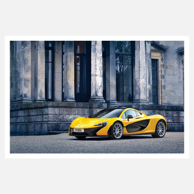 CRAZYINK(YELLOW SPORTS CAR)WALL POSTER (12 * 18) INCH Paper Print(12 inch X 18 inch) available at flipkart for Rs.169
