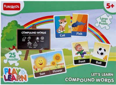 

Funskool Play and Learn Compound Words, Multi Color(25 Pieces)