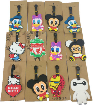 

Shopkooky Cute and Attractive Random Cartoon Luggage Tags / Return Gift / Birthday Gifts Online for kids - Pack of 12 Luggage Tag (Multicolor) Luggage Tag(Multicolor)