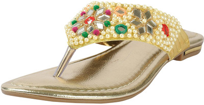 Belly Ballot Women Tan Flats