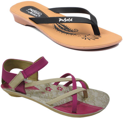Asian Women Multicolor Flats
