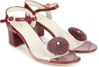 Chemistry Women Maroon Heels