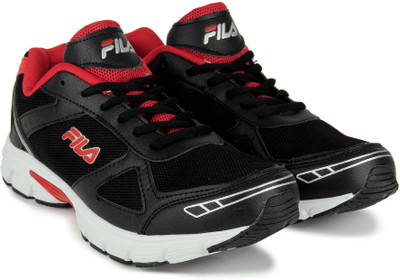 

Fila PUREST PLAY Running Shoes For Men(Black, Blk/rd