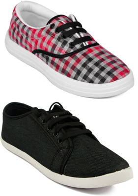 

Asian women's casual shoes combo pack of 2 Casuals For Women(Multicolor