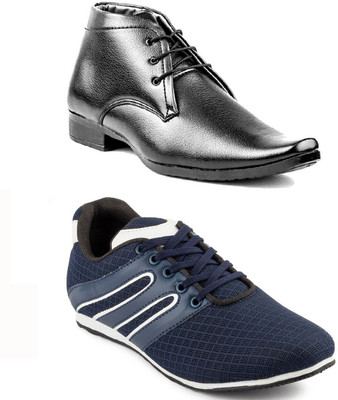 

DK Derby Kohinoor Lace Up For Men(Black, Blue