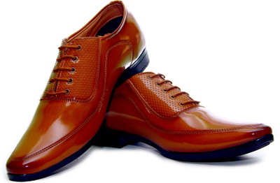 

FitRight Men Faux Leather Formal Shoes Oxford For Men(Tan