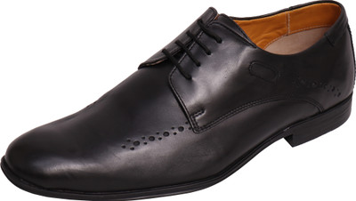 

ROME Genuine Leather Lace Up For Men(Black