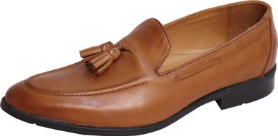 

ROME Genuine Leather Loafers For Men(Tan